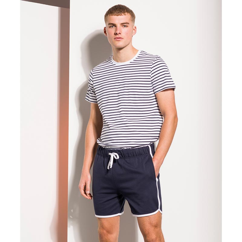 Retro shorts - Navy/White S